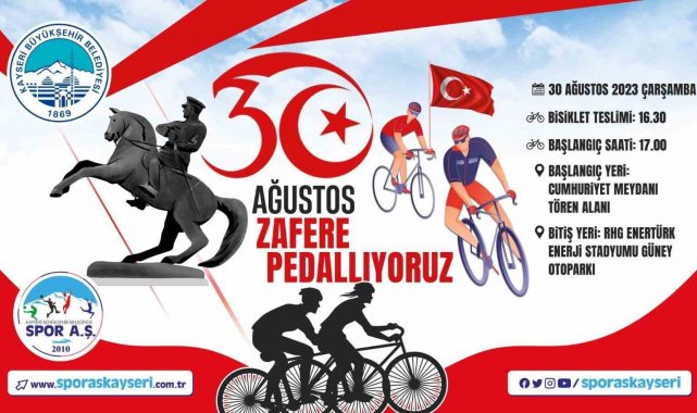 30 Ağustos için 'Zafere Pedallıyoruz' etkinliği düzenlenecek
