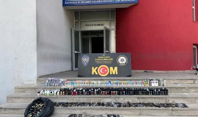 Adana'da kaçakçılık operasyonunda 8 gözaltı