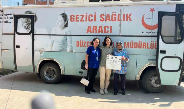 Aileler fındıkta, çocukları diş taramasında