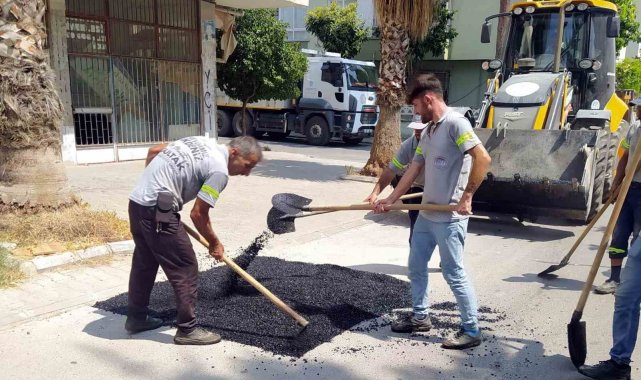 Akdeniz'de yeni yollar açılıyor, kaldırımlar yenileniyor