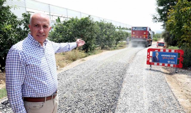 Akdeniz'de yollar yenileniyor