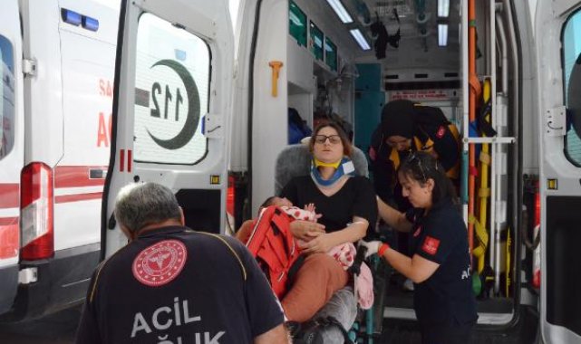 Aksaray'da iki otomobil çarpıştı: 6 yaralı