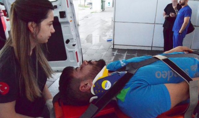 Aksaray'da işçi servisleri çarpıştı; 13 yaralı