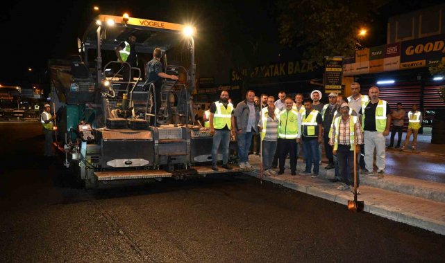 Ankara yolunda gece mesaisi sürüyor