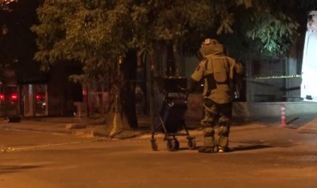 Ankara'da paniğe neden olan şüpheli çanta fünye ile patlatıldı