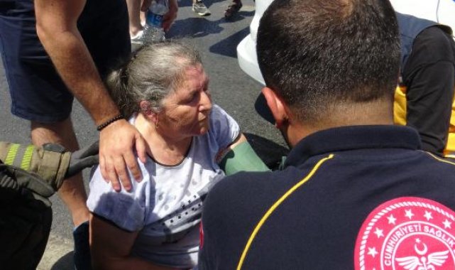 Avcılar'da kazada yaralanan kızını gören anne bayıldı