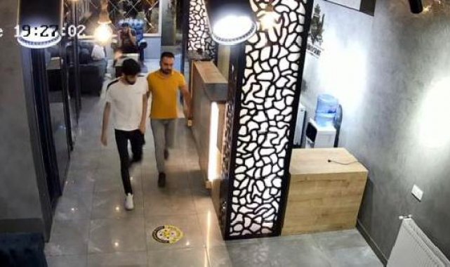 Avcılar'da oteldeki cinayet kamerada