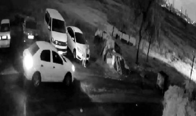 Avcılar'da plaka hırsızları kamerada