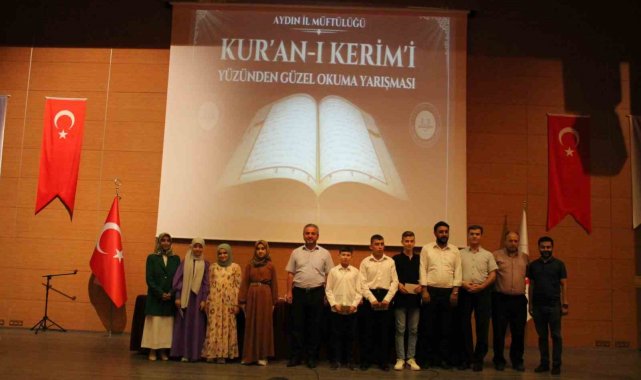 Aydın'da Kur'an-ı Kerim'i güzel okuma birincileri belli oldu