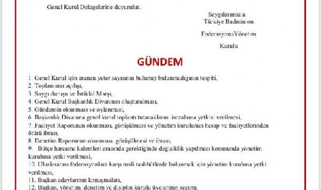 Badminton Federasyonu Başkanı Murat Özmekik'in başkanlığı düştü