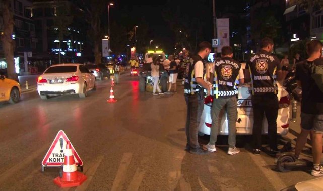 Bağdat Caddesi'nde kurallara uymayan motosiklet sürücülerine ceza