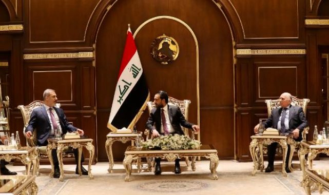 Bakan Fidan'dan Irak'ta resmi temaslar