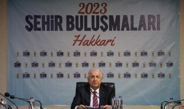 Bakan Güler: Huzur temin edildikçe Hakkari'ye yapılan yatırımlar hız kazandı