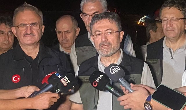 Bakan Yumaklı: "Yaklaşık 1500 hektar alan etkilendi "