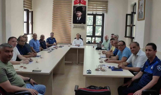 Bandırma'da ilçe spor güvenlik kurulu toplandı
