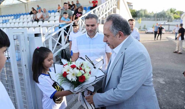 Başakpınar'da yaz spor kurslarına coşkulu açılış