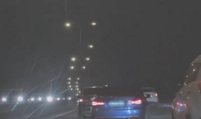 Başakşehir'de önce drift ardından makas attı, 29 bin lira ceza yazıldı