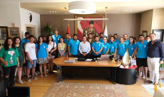 Başkan Aras, Tarım Kampı öğrencilerini ağırladı