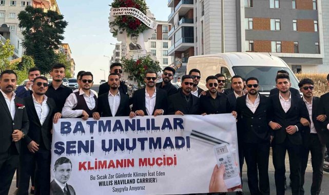 Batmanlılar takım elbise giyip klimanın kaşifini andı