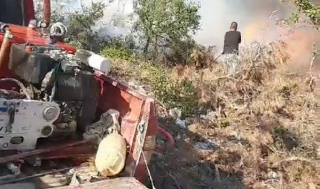 Bilecik'te çıkan orman yangını, 3 saatte kontrol altına alındı