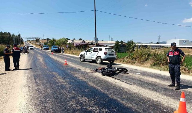 Bilecik'te yaşanan trafik kazasında 1 kişi yaralandı