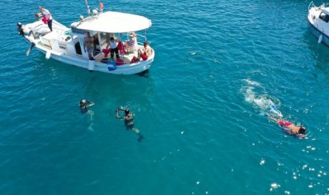 Bodrum'da denizden yarım ton atık çıktı