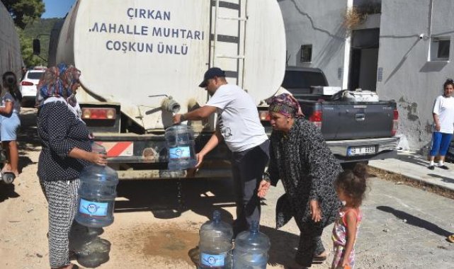 Bodrum'da su sorunu sürüyor, mahalleli çözüm bekliyor