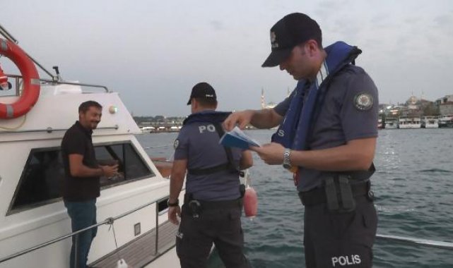 Boğazda tur ve eğlence teknelerine 'Huzur İstanbul' denetimi