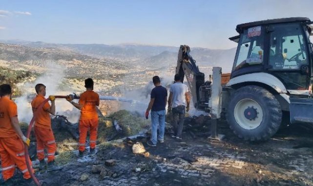 Bolu'da bir köyün 3 farklı noktasında çıkan yangında sabotaj şüphesi