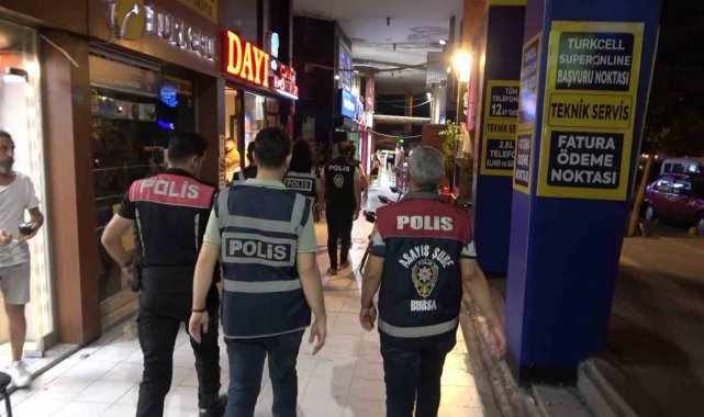 Bursa'da 200 polisle 'Asayiş Uygulaması'