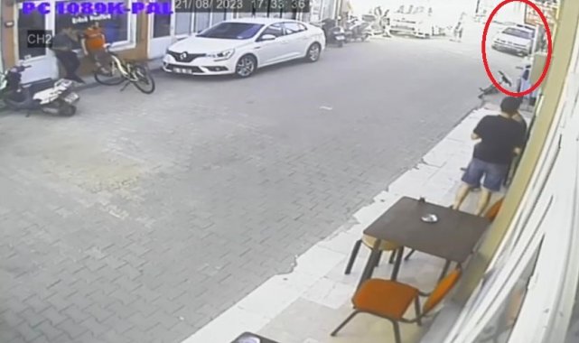 Bursa'da bir otomobil alev alev yandı, yanındaki tüp kamyoneti korkuttu