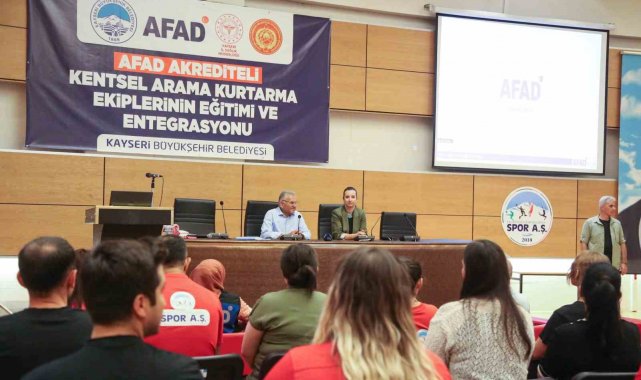 Büyükkılıç, Kentsel Arama Ekiplerinin Eğitimi ve Entegrasyonu Seminerine Katıldı