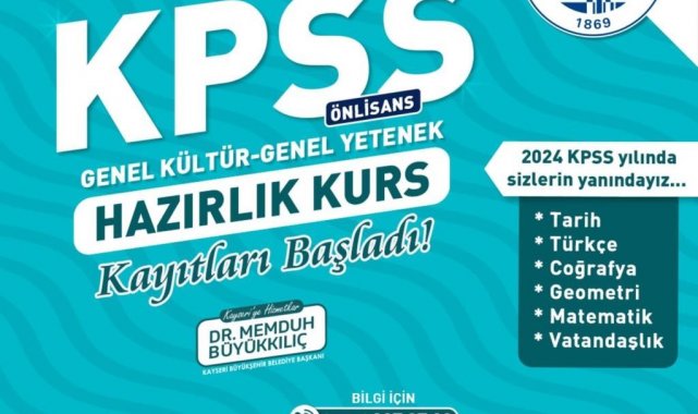 Büyükşehir KAYMEK, 2024 KPSS'de memur adaylarının yanında