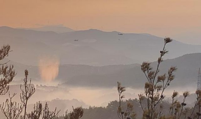 Çanakkale'deki orman yangınında 3'üncü gün