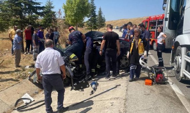 Cenaze dönüşü kaza: 1 ölü, 3 yaralı