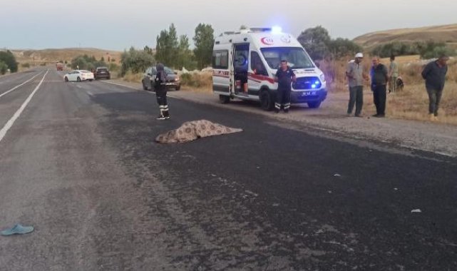 Cipin çarptığı yaya öldü