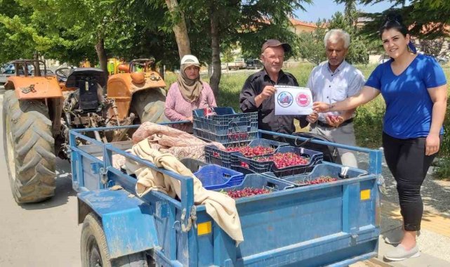 Coğrafi işaret alan Pazarlar kirazı denetlendi