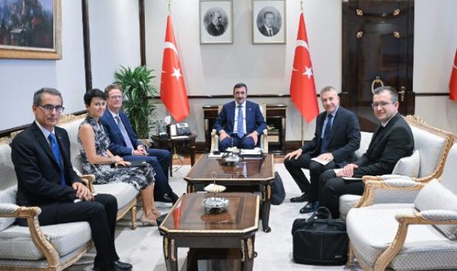 Cumhurbaşkanı Yardımcısı Yılmaz, AB Türkiye Delegasyonu Başkanı Meyer-Landrut ile görüştü