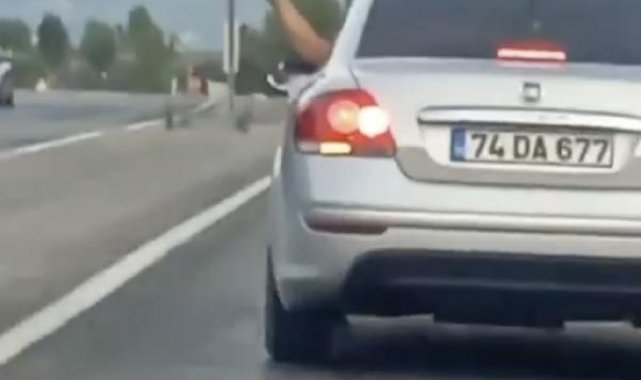 Düğün konvoyunda, otomobilinden havaya ateş açan şüpheli yakalandı