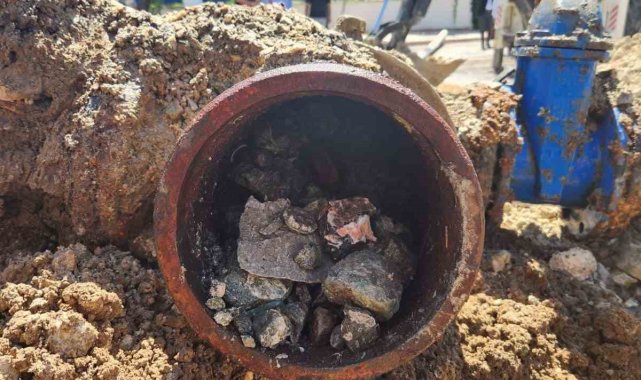 Elazığ'da izinsiz kazı, su kesintisine neden oldu