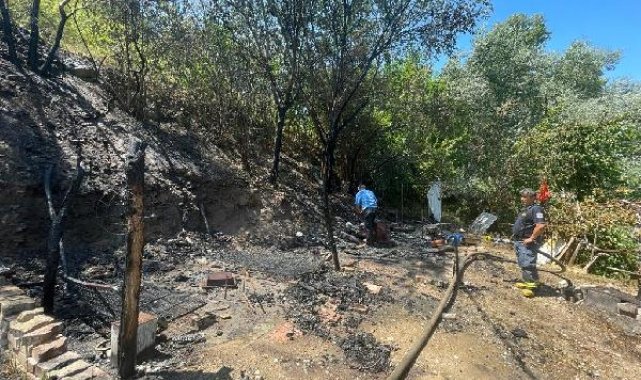 Eskişehir'de bağ evinde çıkan yangın ormana sıçradı