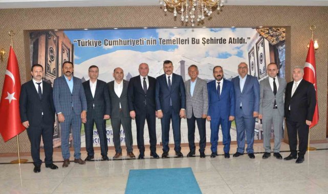 ETSO yönetiminden, Vali Çiftçi ve emniyet müdürü Yırtar'a tebrik ziyareti