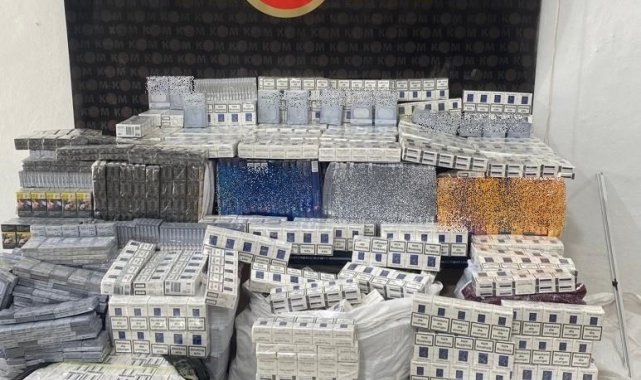 Gaziantep'te 13 bin 790 adet gümrük kaçağı sigara ele geçirildi