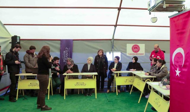 Gaziantep'te afetzede çocuklara psikososyal destek
