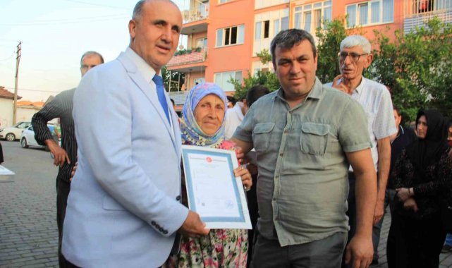 Gerenkova'da yarım asır sonra tapu sevinci