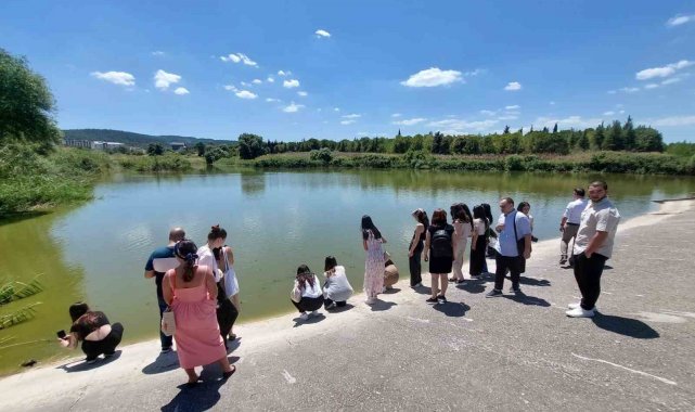 Gürcü öğrenciler BAÜN botanik bahçesine hayran kaldı