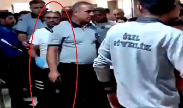 Hastanadeki gerginlikte doktor özel güvenlik eşliğinde odasından çıkarıldı