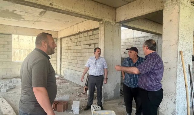Hayırseverlerin destekleriyle yaptırılan Kur'an Kursunda çalışmalar devam ediyor