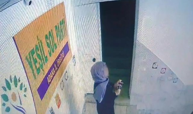 HDP il binası önüne ispirto bırakan kadın gözaltına alındı