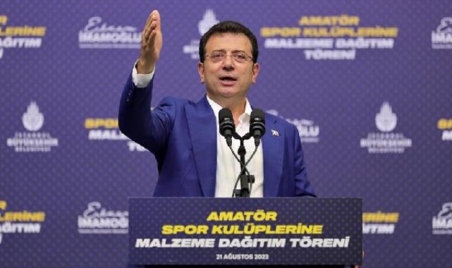 İmamoğlu: Hedefimiz 2036'da İstanbul'da olimpiyatlara ev sahipliği yapmak